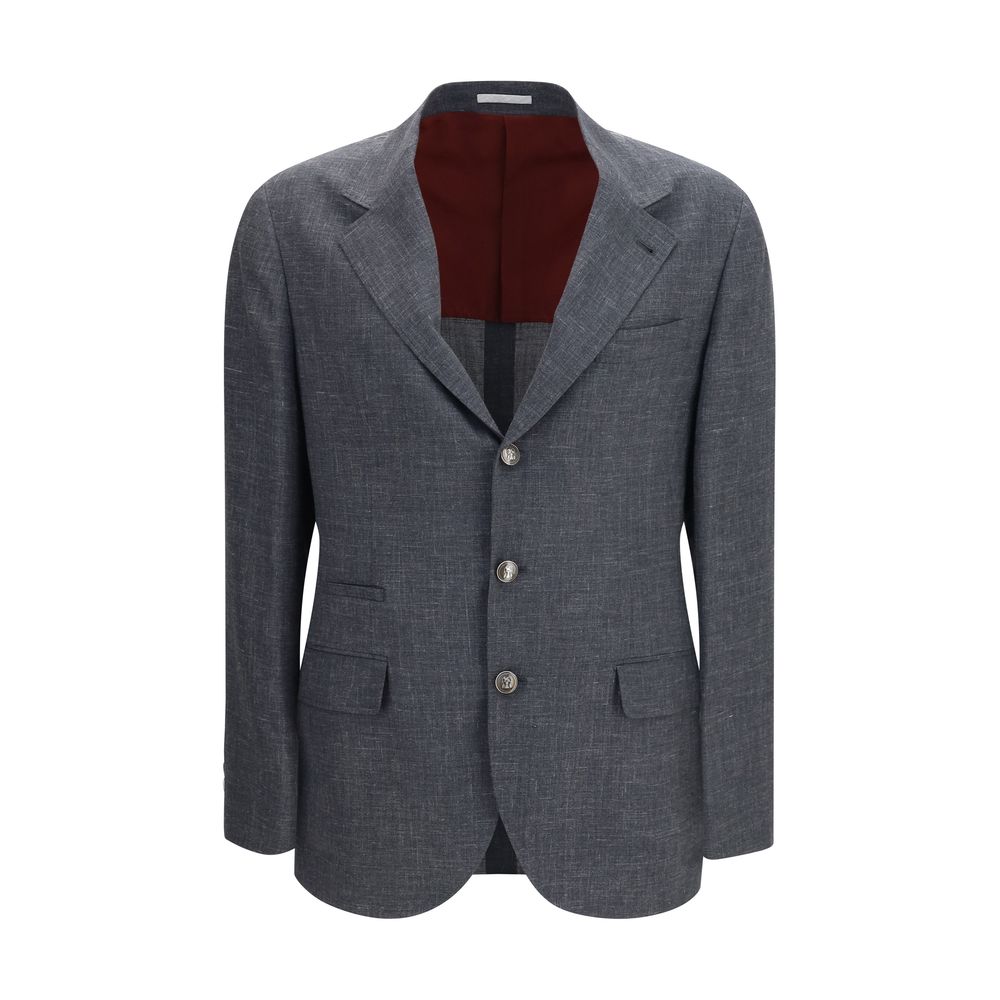 Gray Wool Oves Aries Blazer