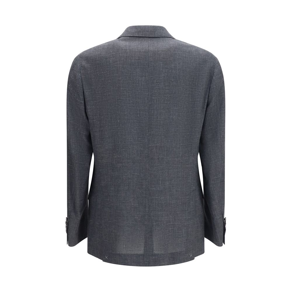 Gray Wool Oves Aries Blazer
