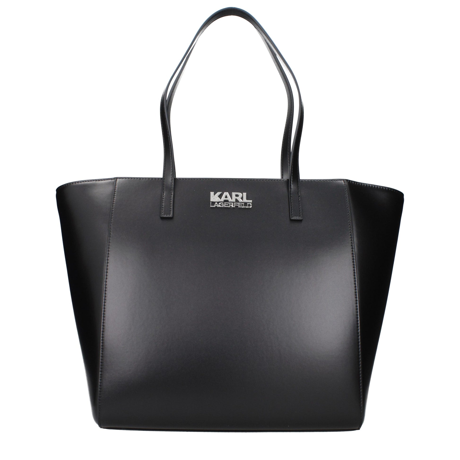 Black Polyethylene Shoulder Bag