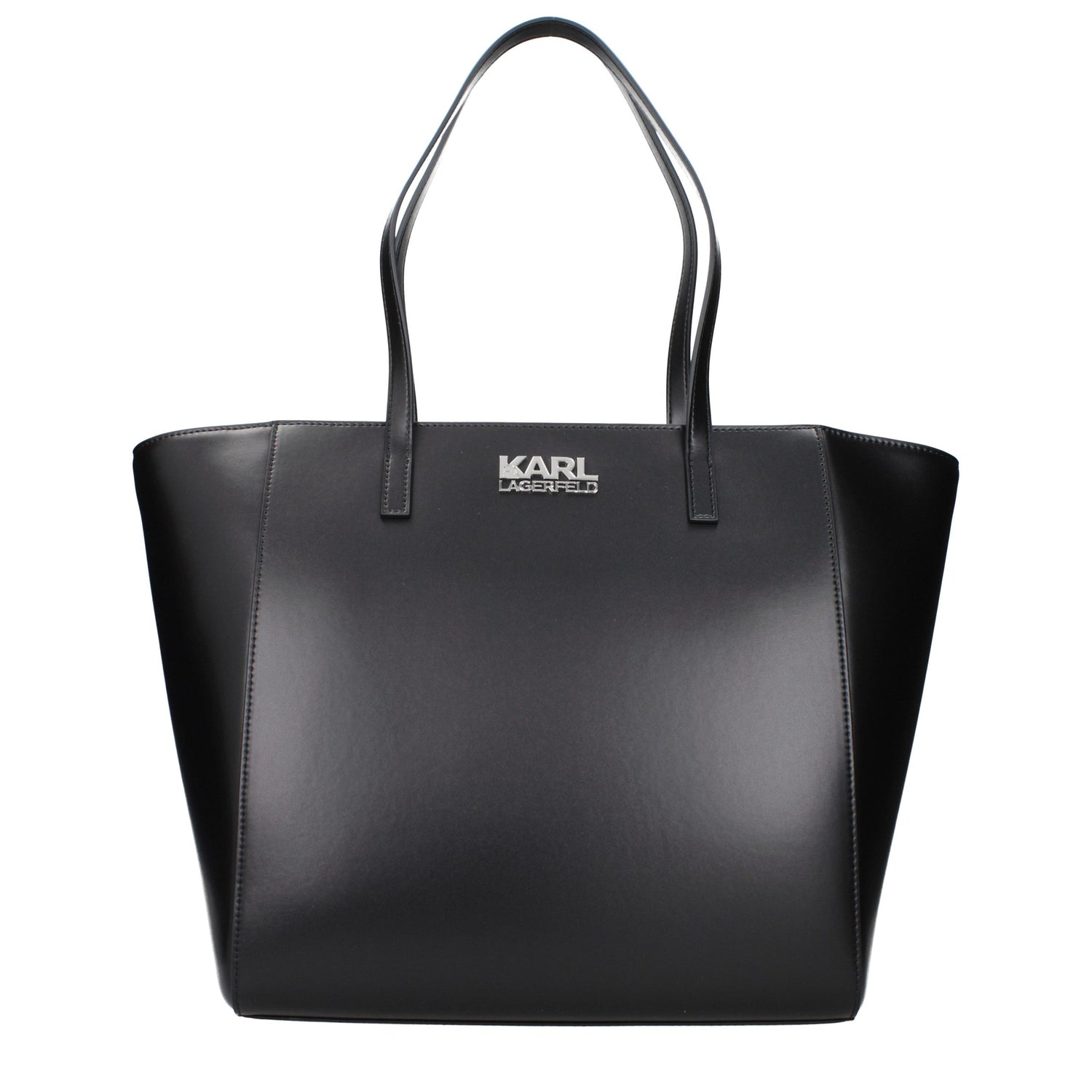 Black Polyethylene Shoulder Bag