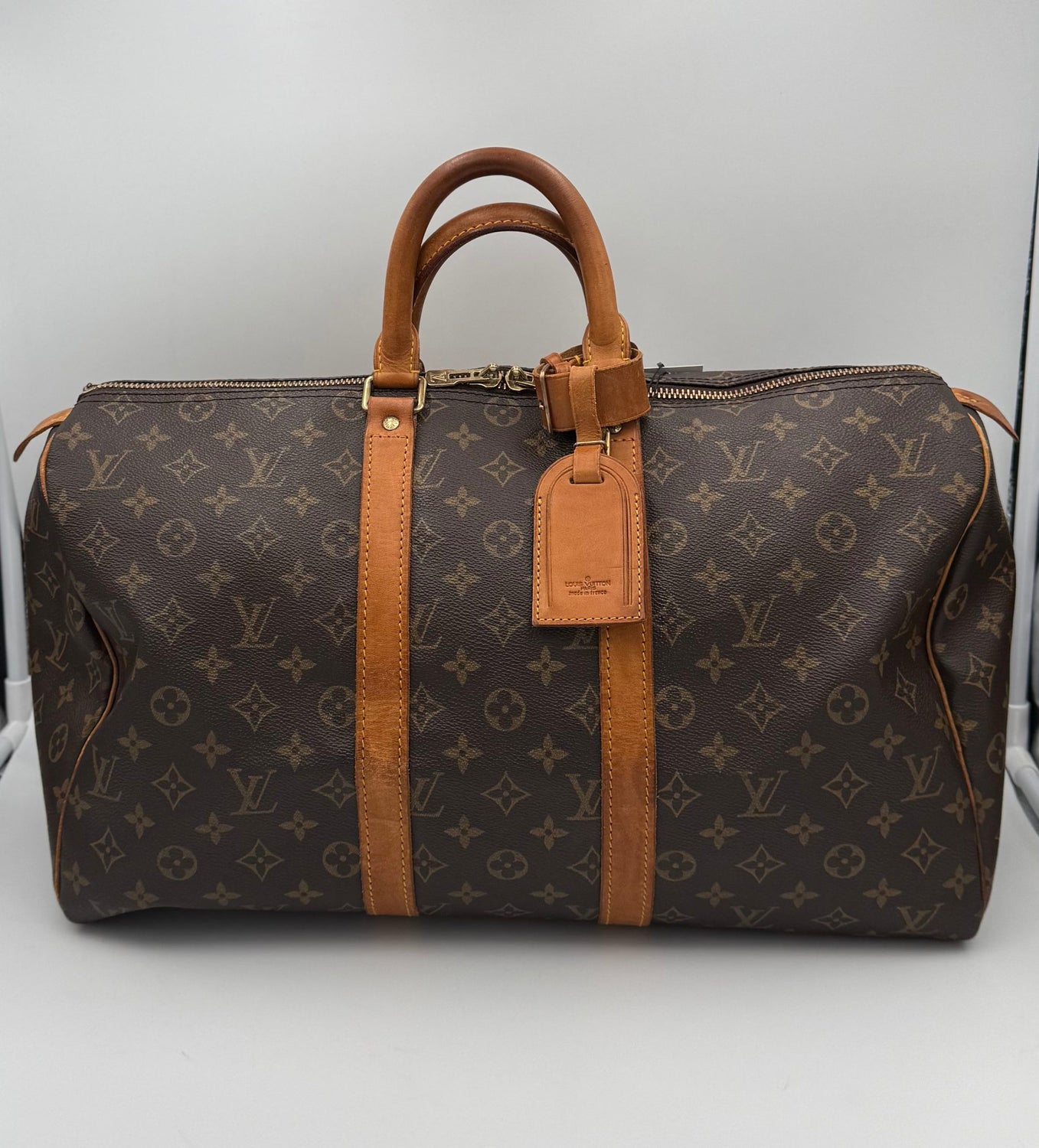 LOUIS VUITTON KEEPALL 45 Monogram Handbag