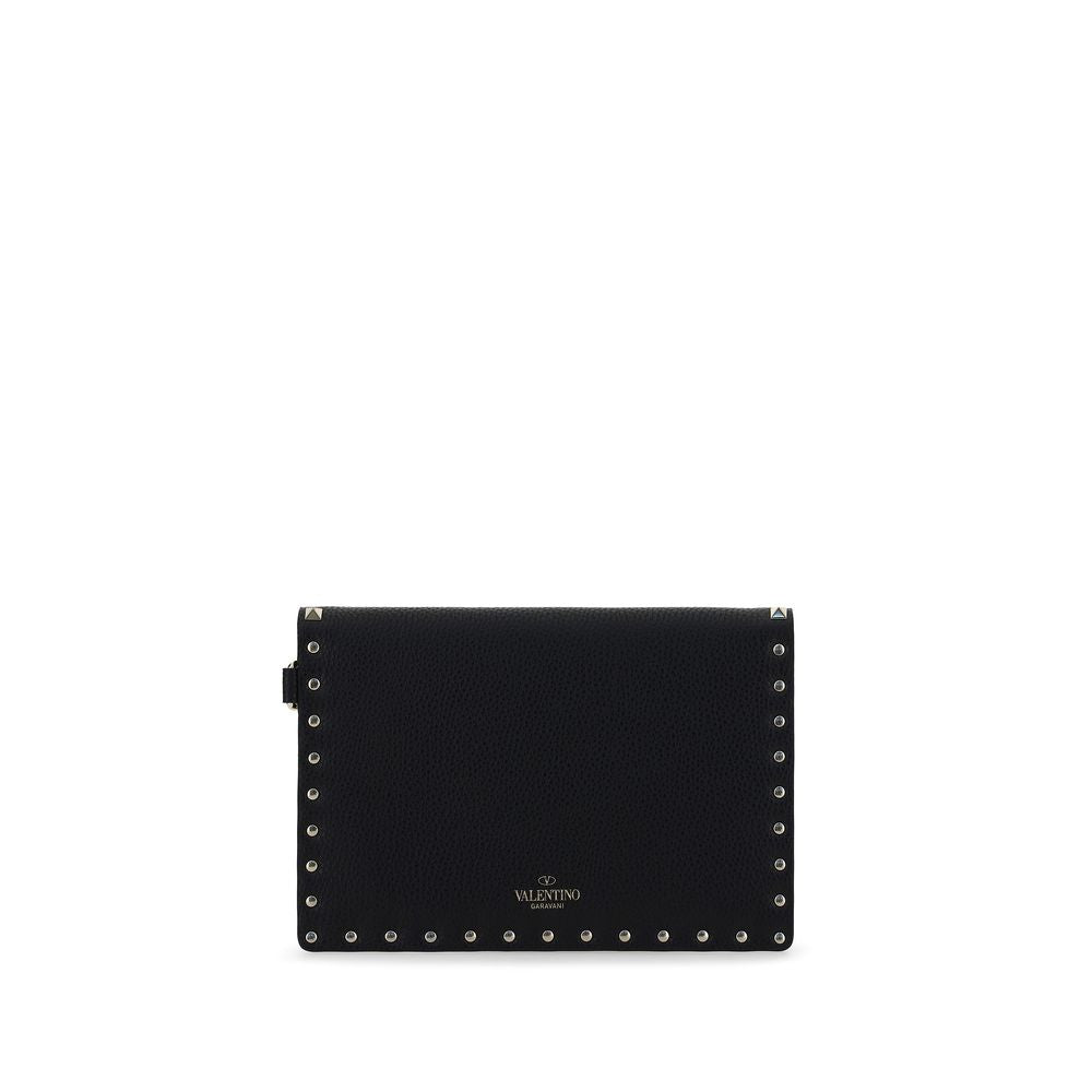 Black Calf Leather Bos Taurus Clutch Bag