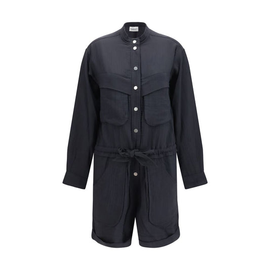 Black Viscose Jumpsuit