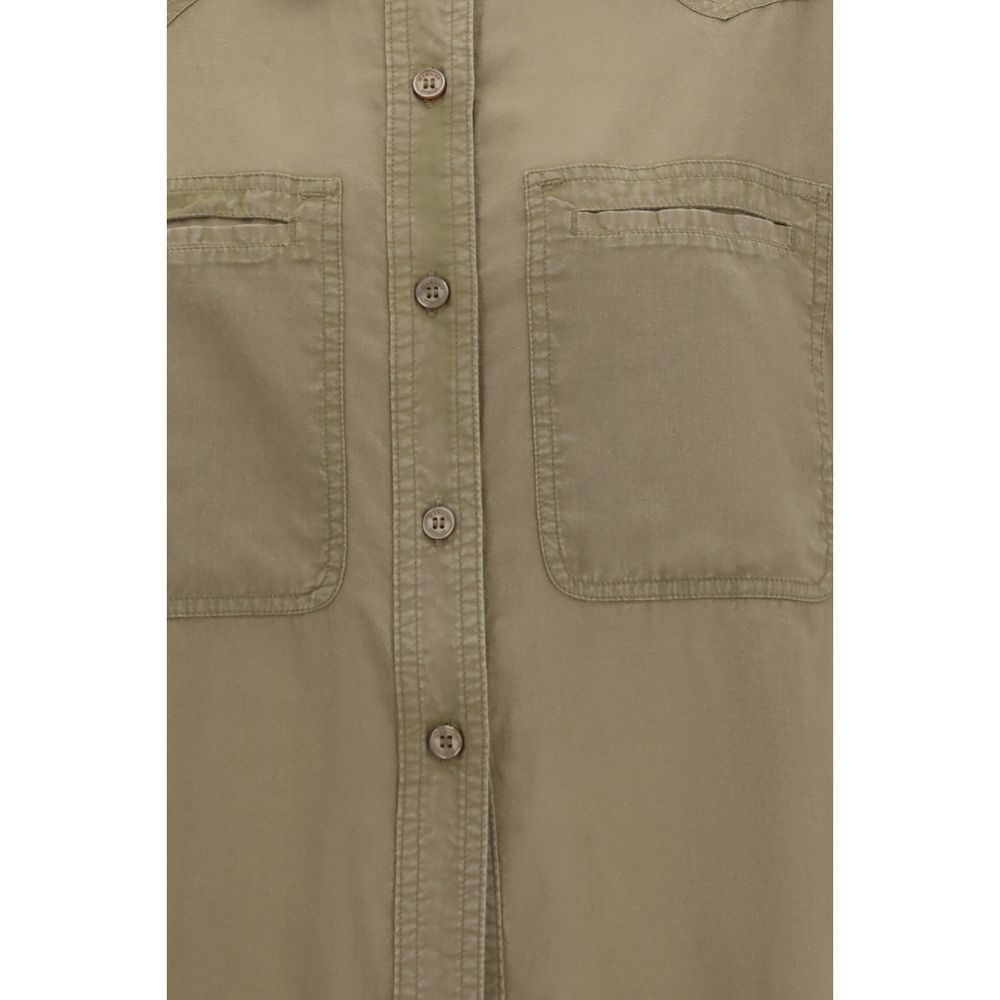Bicolor Cotton Shirt