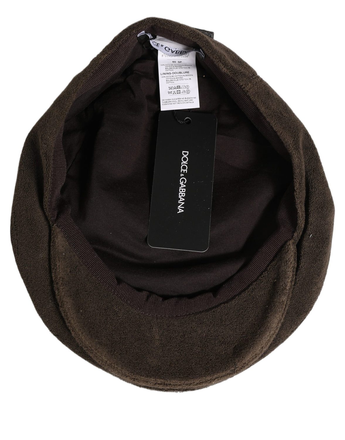 Men Brown Cotton Newsboy Cloth Capello Hat