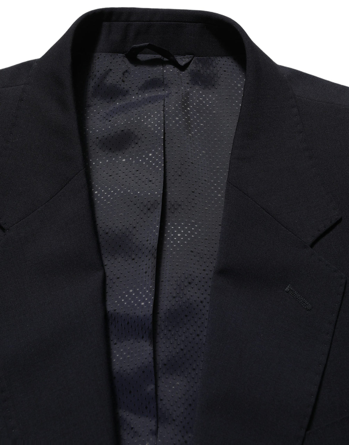 Black Wool Single Breasted Men Blazer Jacket