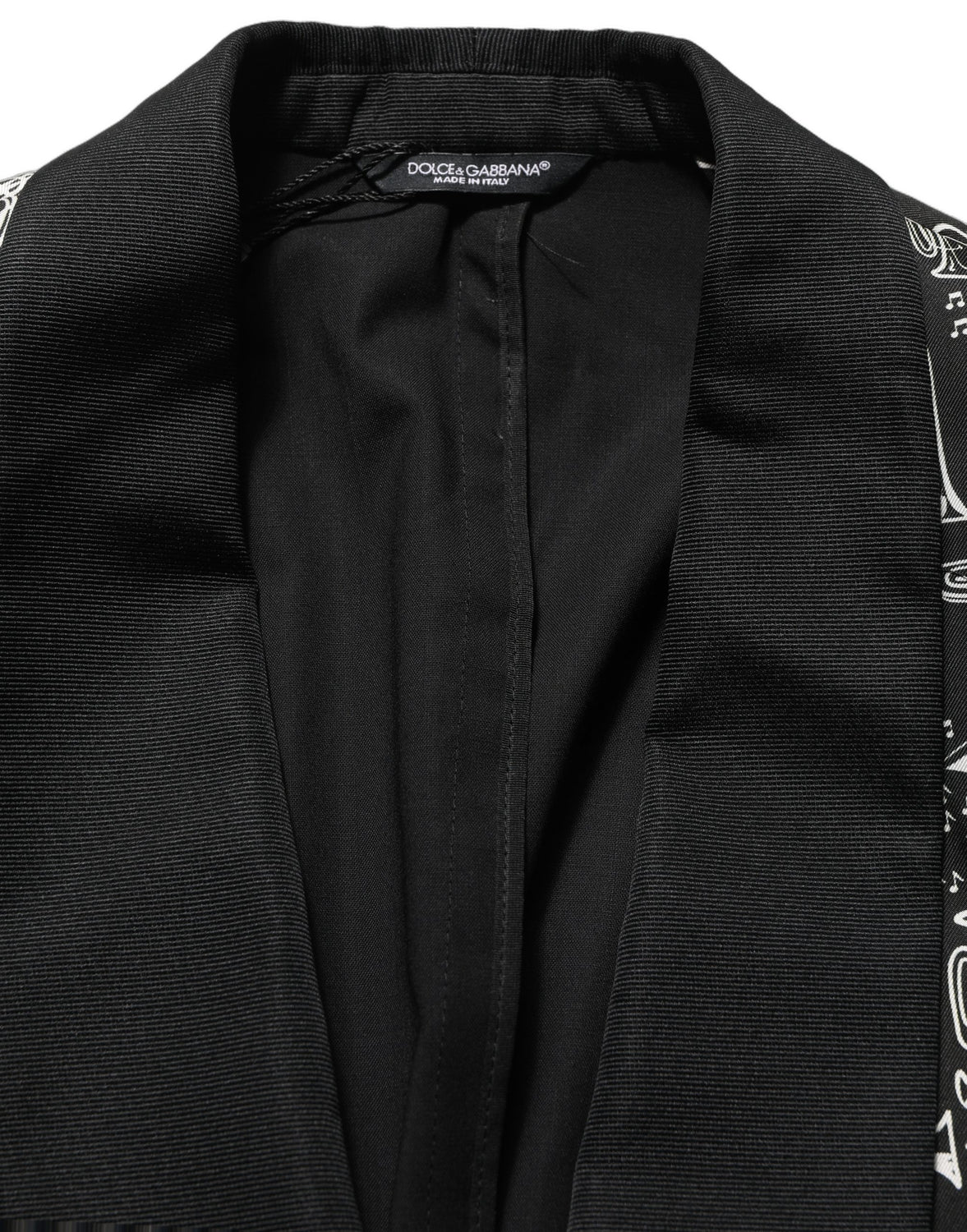 Black Crystal Embellished Coat Blazer Jacket