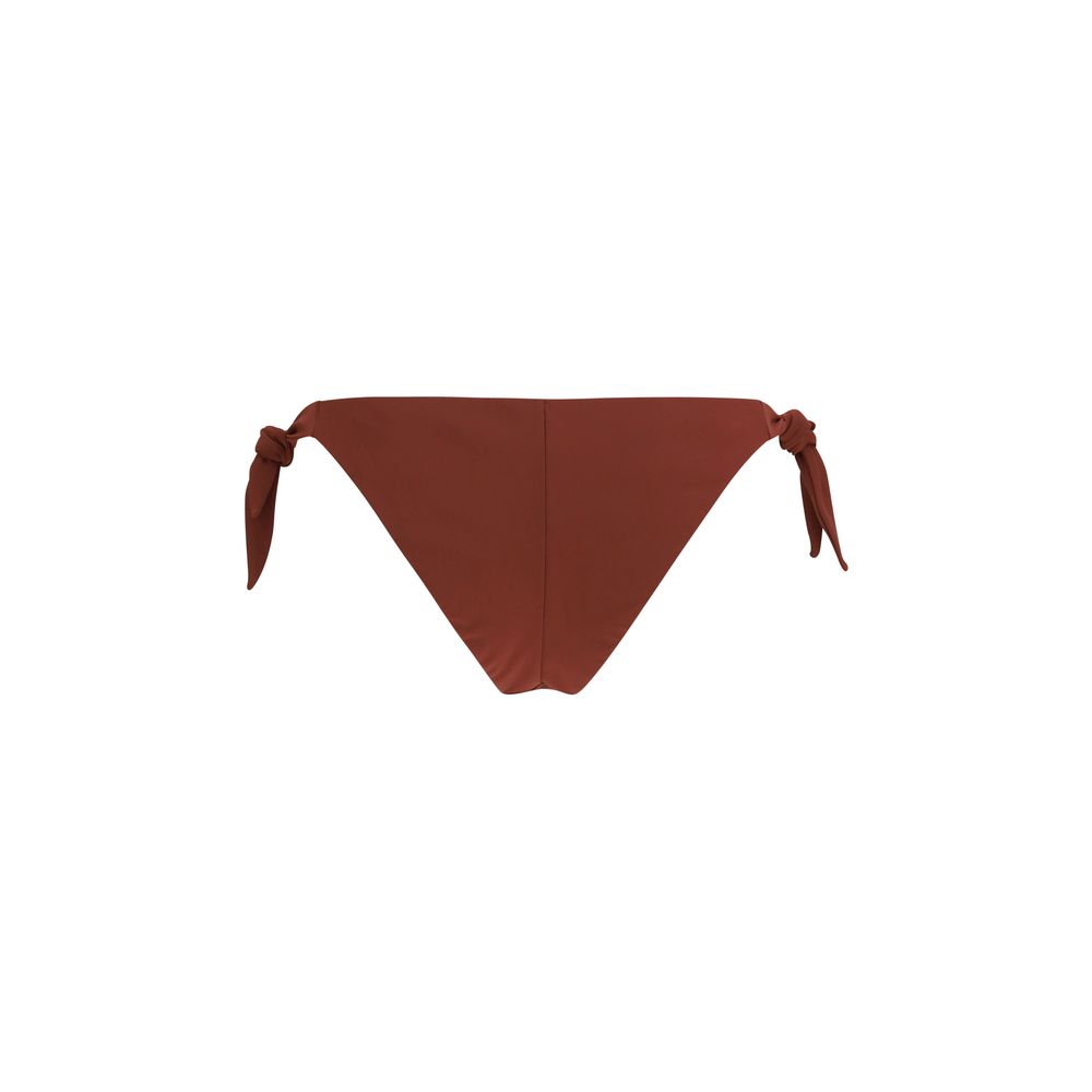 Red Polyamide Swim Briefs