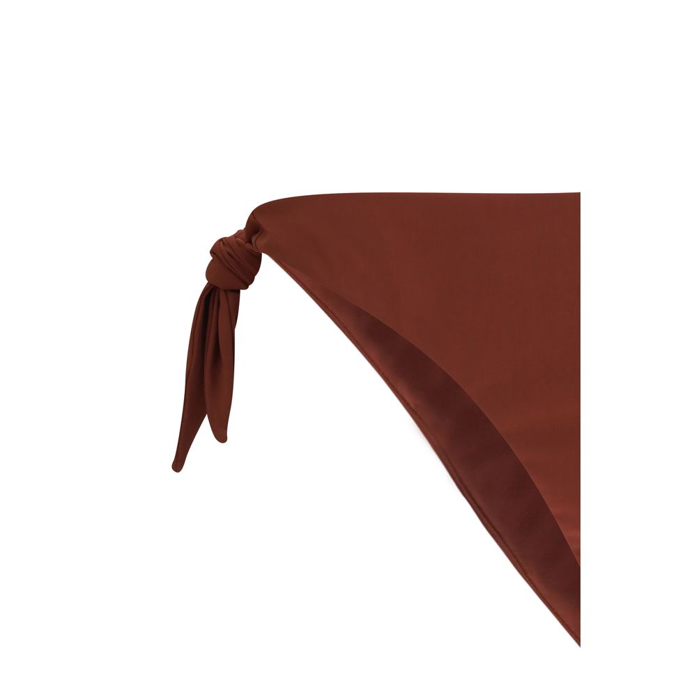 Red Polyamide Swim Briefs