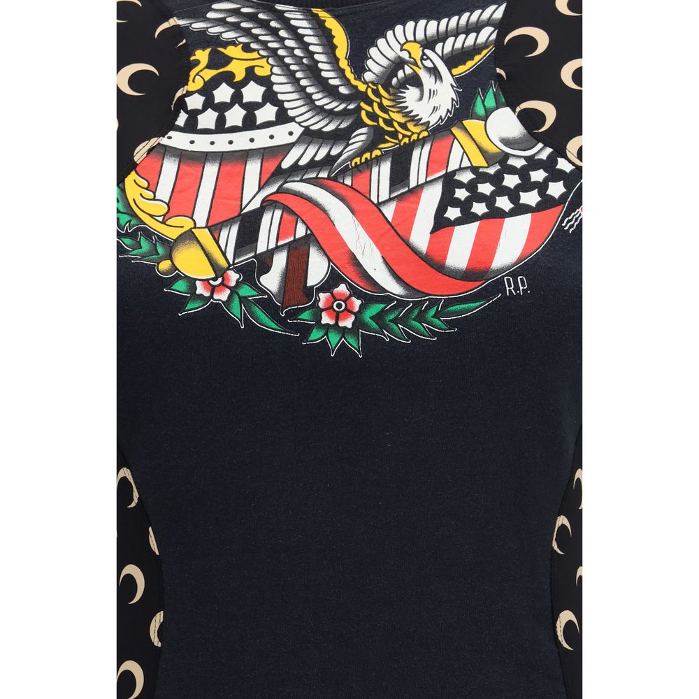 Black Cotton Casual Dress