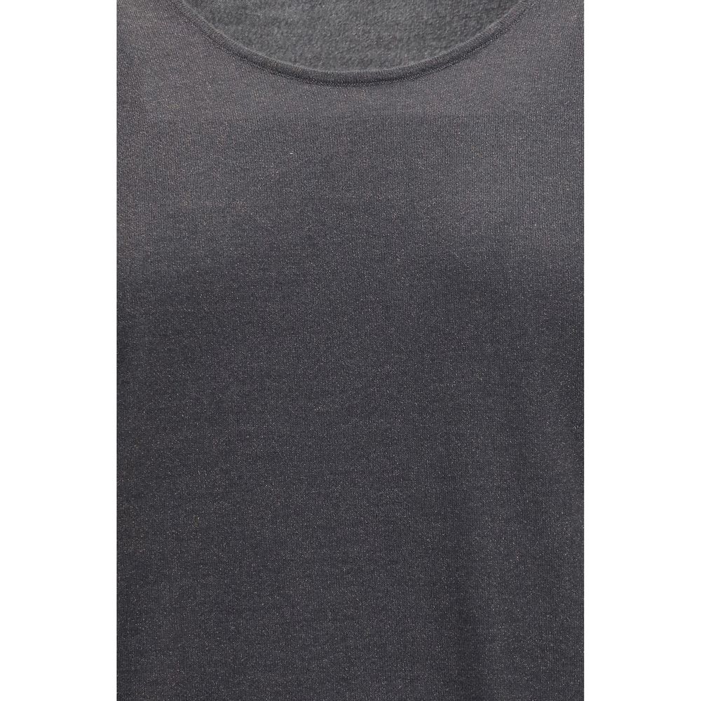 Gray Cashmere Tank Tops