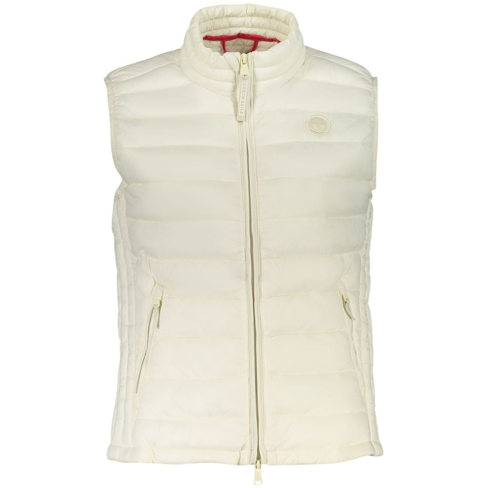 Bianco Polyester Women's Jacket