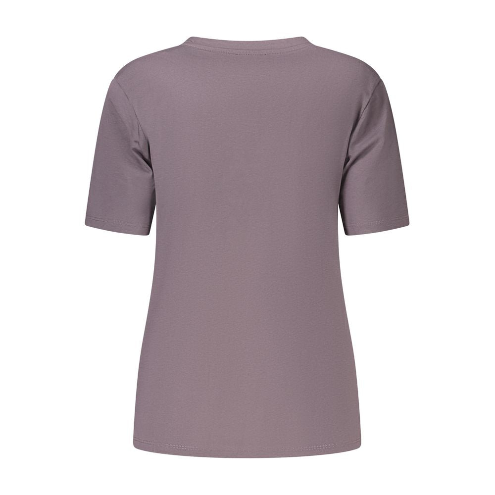 Gray Cotton Women's T-Shirt