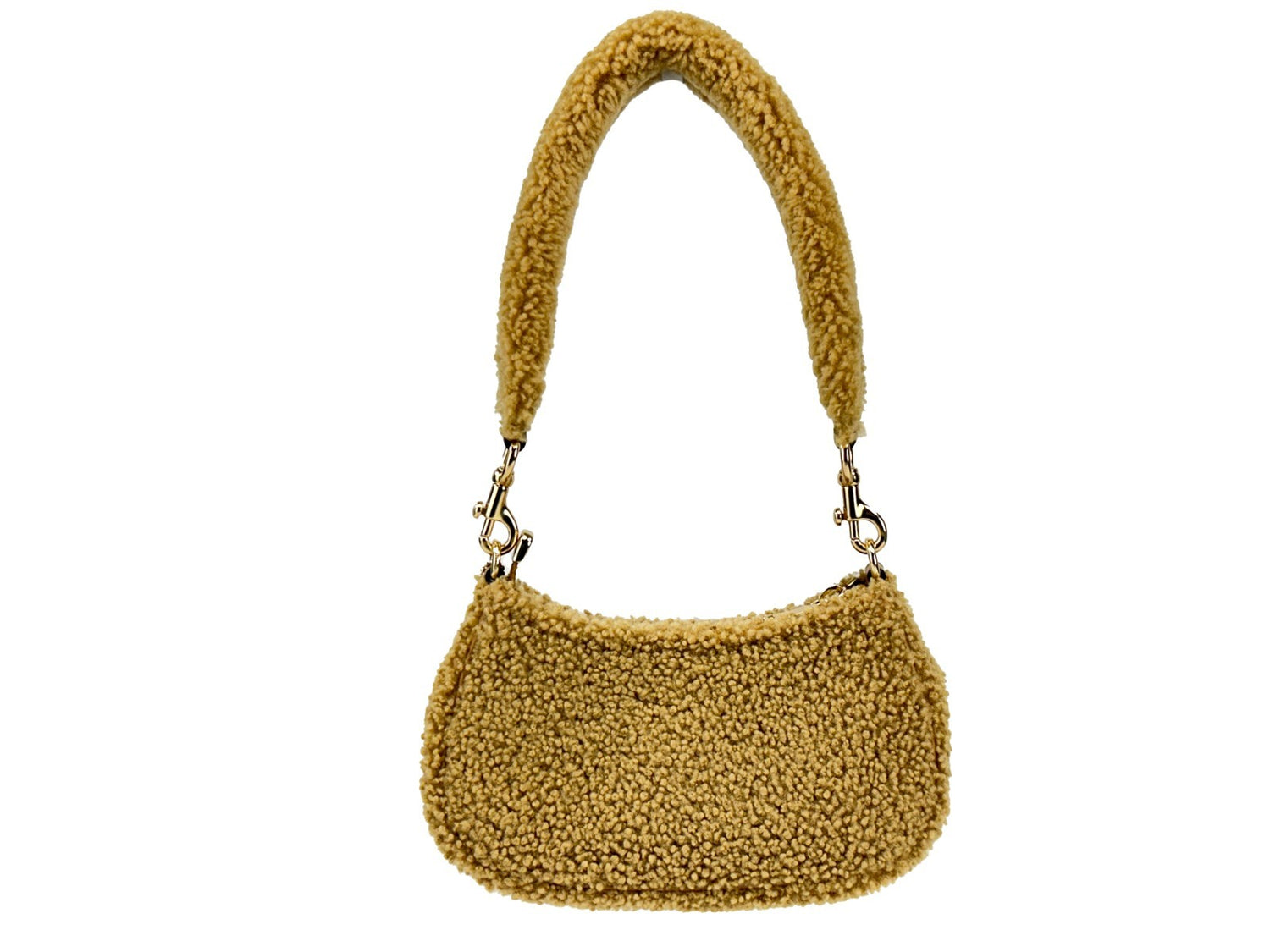 Coach Teri Mini Shearling Fur Crossbody Bag
