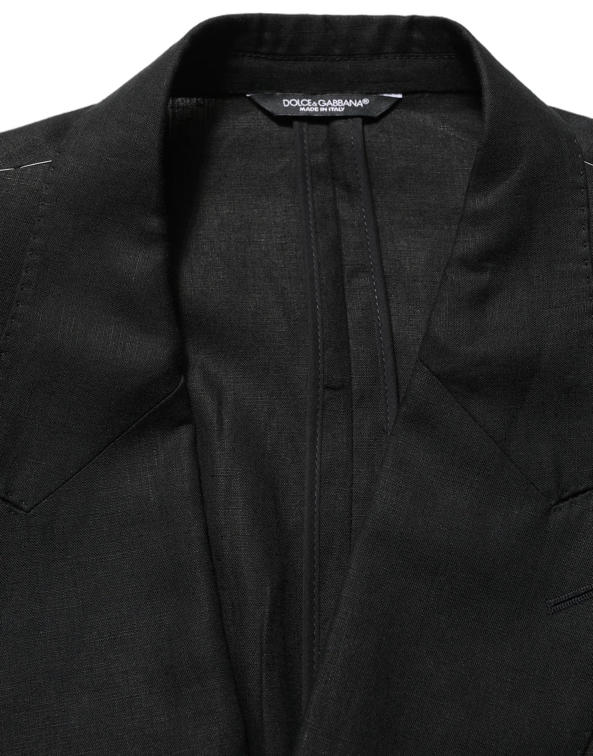 Black Linen Slim Fit Formal 2 Piece Suit