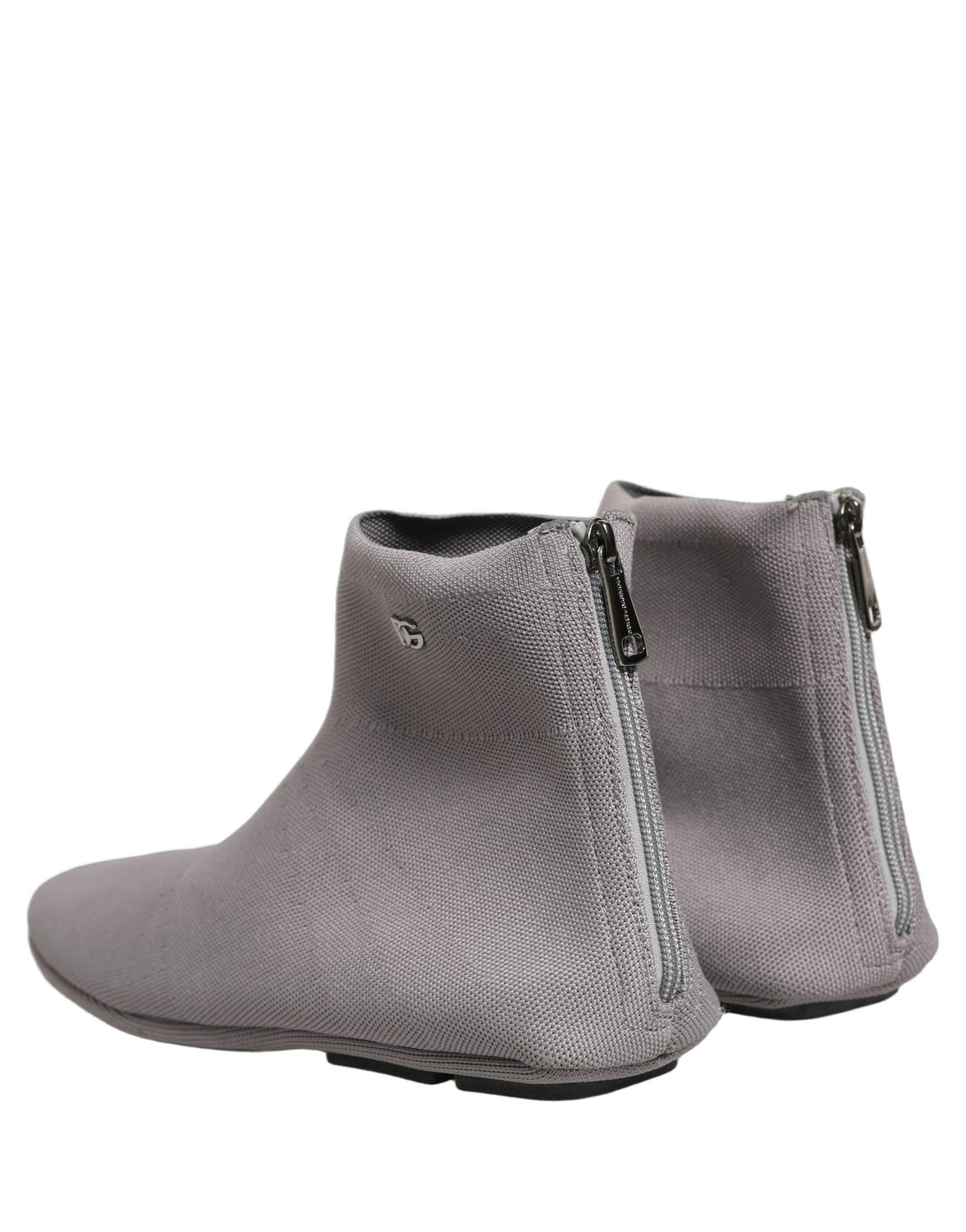 Gray Stretch Mesh Men Ankle Boots Shoes