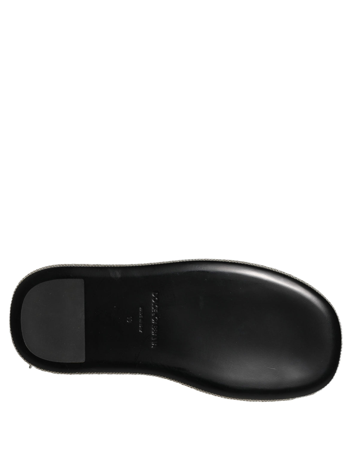 Black Crystal Embellished Platform Men Slides Shoes