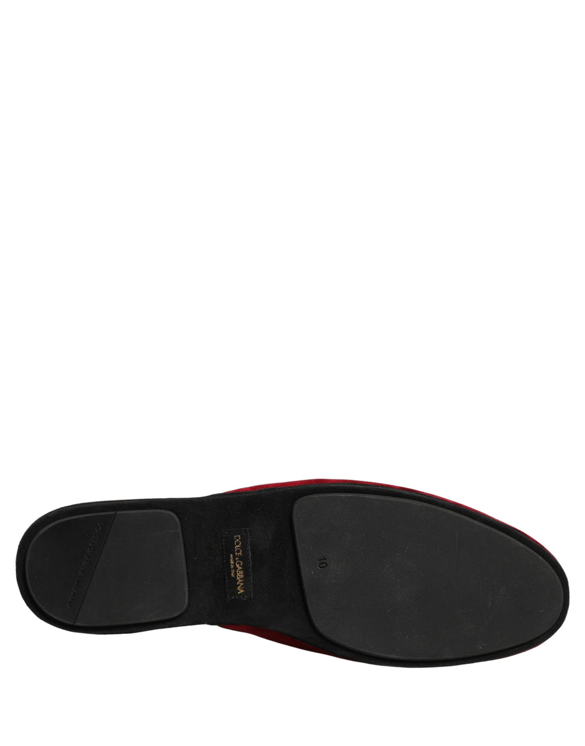 Red Suede Slides Flat Slipper Men Shoes