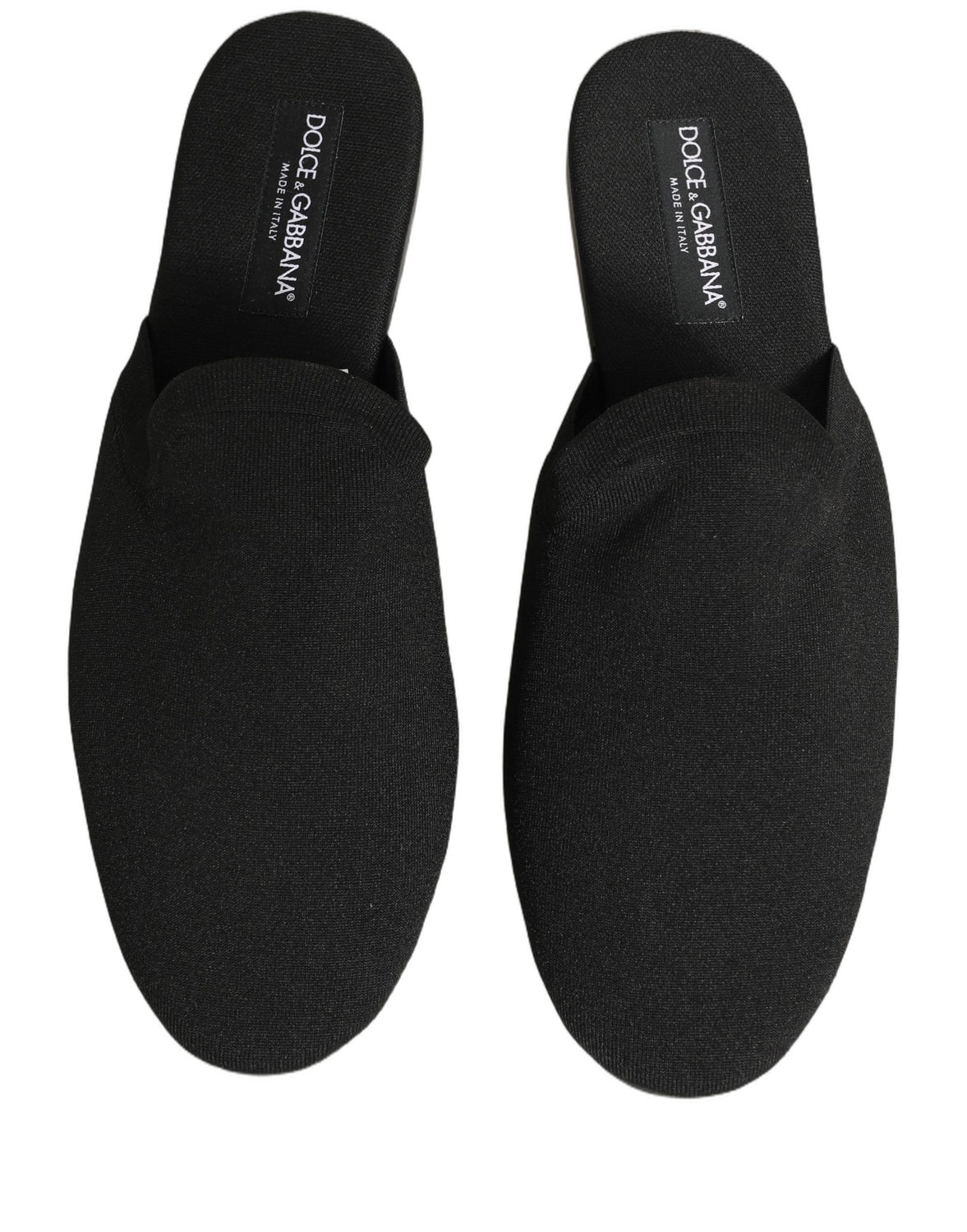 Black Suede Slides Flat Slipper Men Shoes