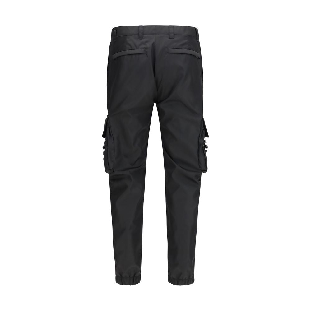 Black Polyamide Athletic Pants