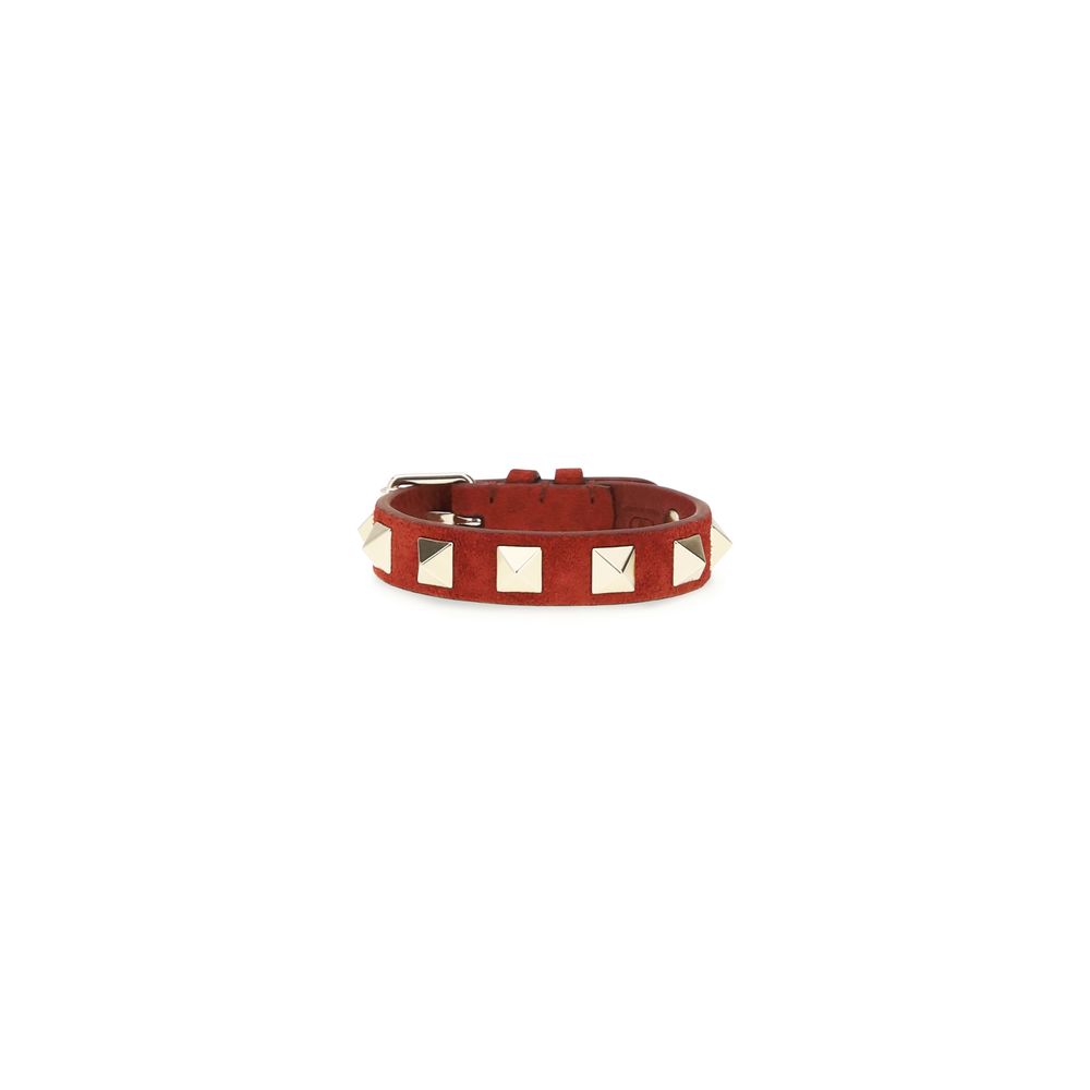 Red Calf Leather Bos Taurus Bracelet