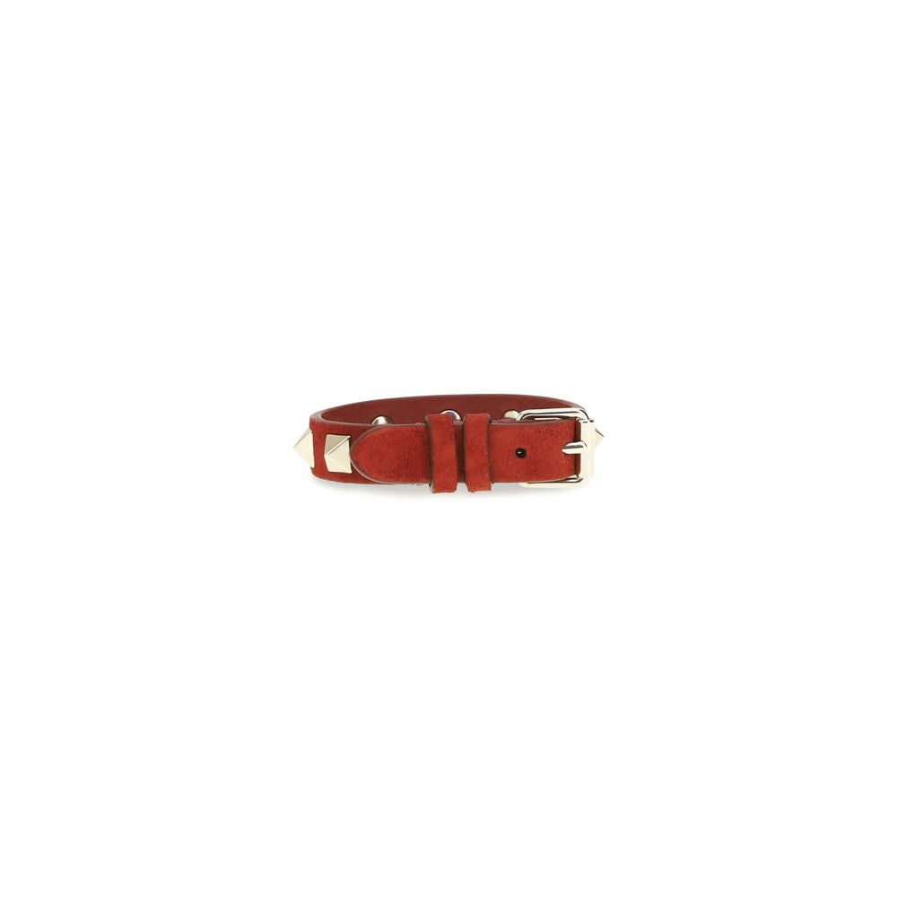 Red Calf Leather Bos Taurus Bracelet