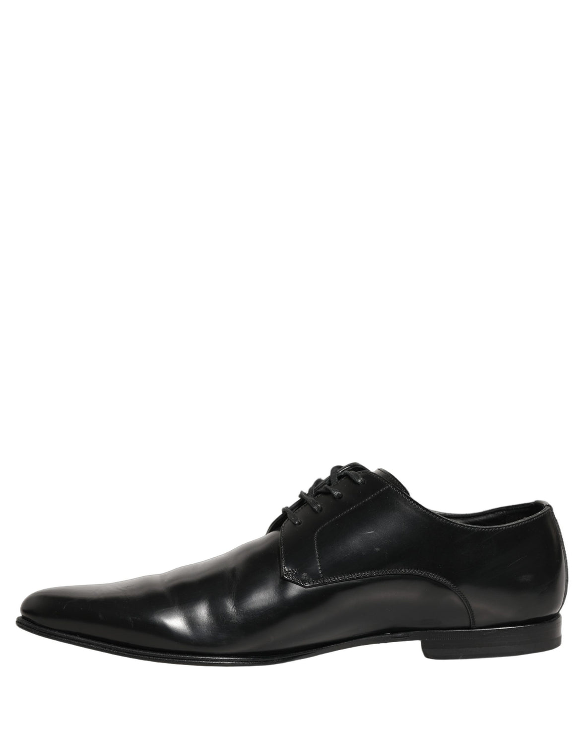 Black Leather Derby Dress Men Formal Shoes