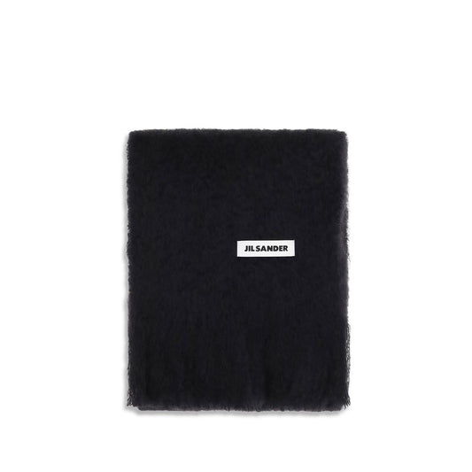 Black Wool Oves Aries Scarf