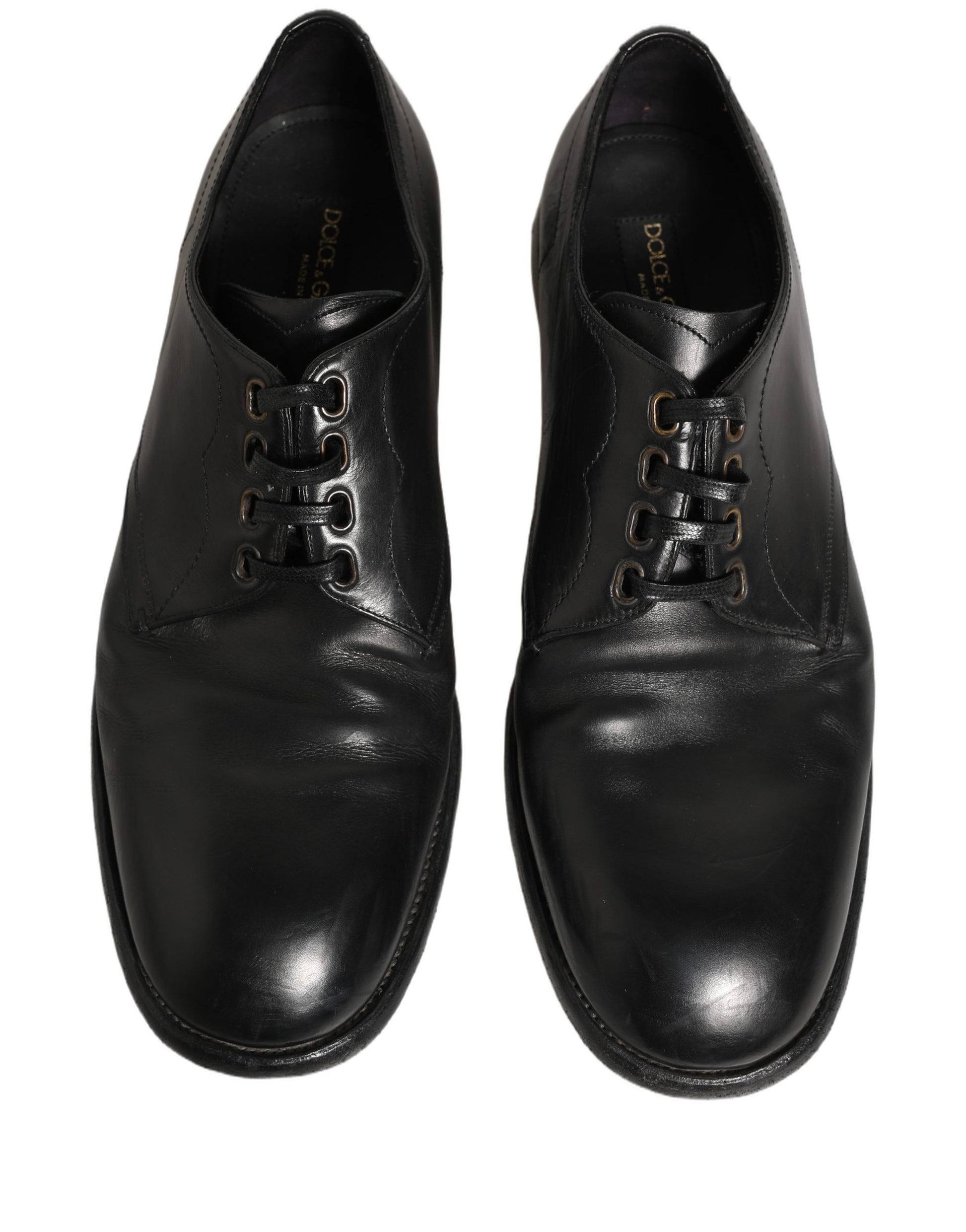Black Leather Derby Dress Men Formal Shoes