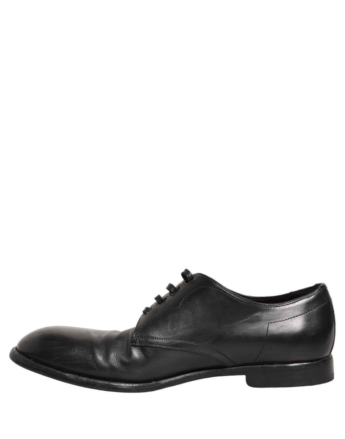 Black Leather Derby Dress Men Formal Shoes