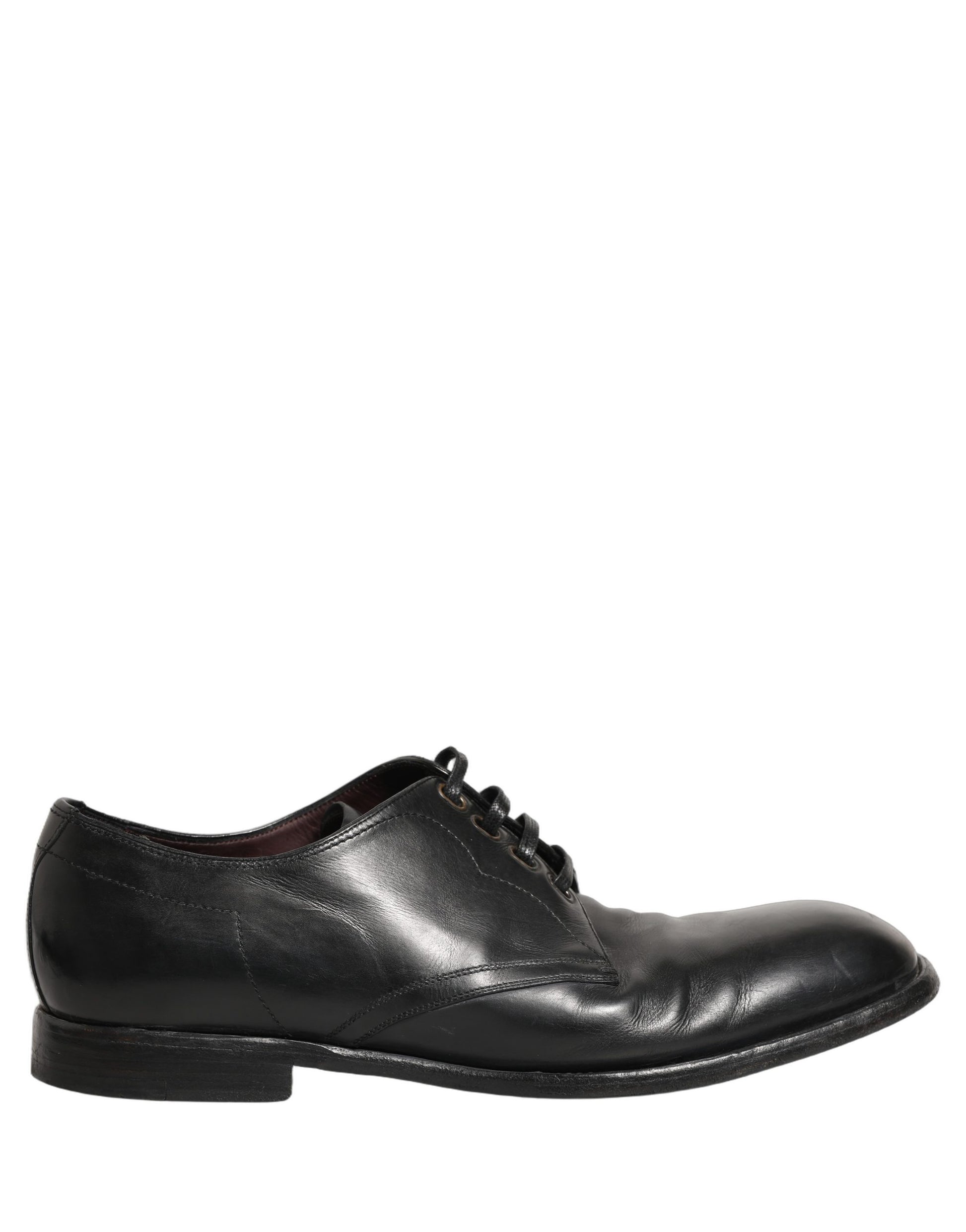 Black Leather Derby Dress Men Formal Shoes
