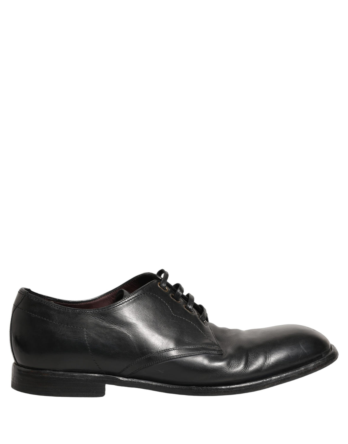 Black Leather Derby Dress Men Formal Shoes