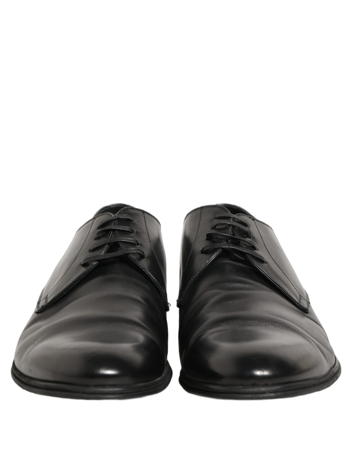 Black Leather Men Derby Dress Formal Shoes
