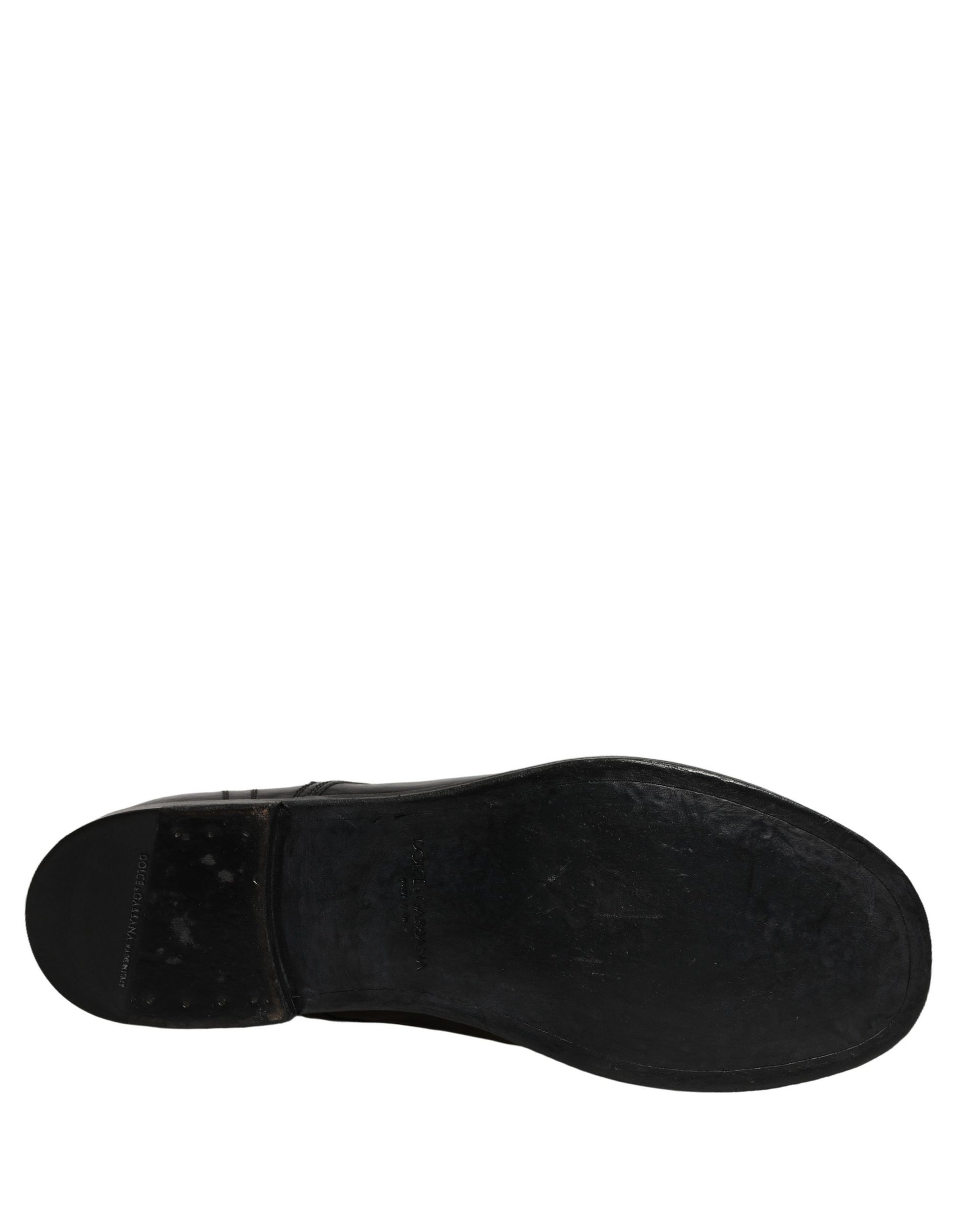 Black Leather Men Derby Dress Formal Shoes