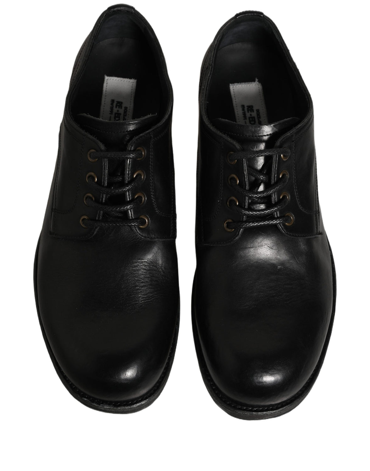Black Leather Men Derby Dress Formal Shoes
