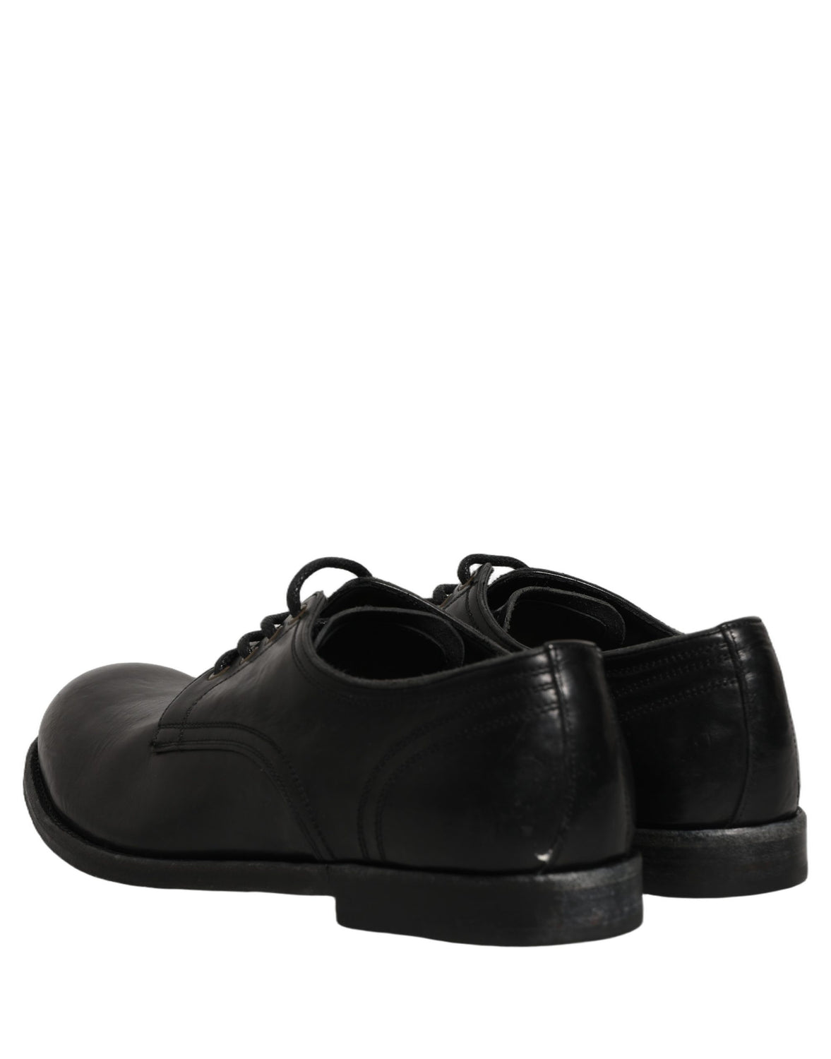 Black Leather Men Derby Dress Formal Shoes