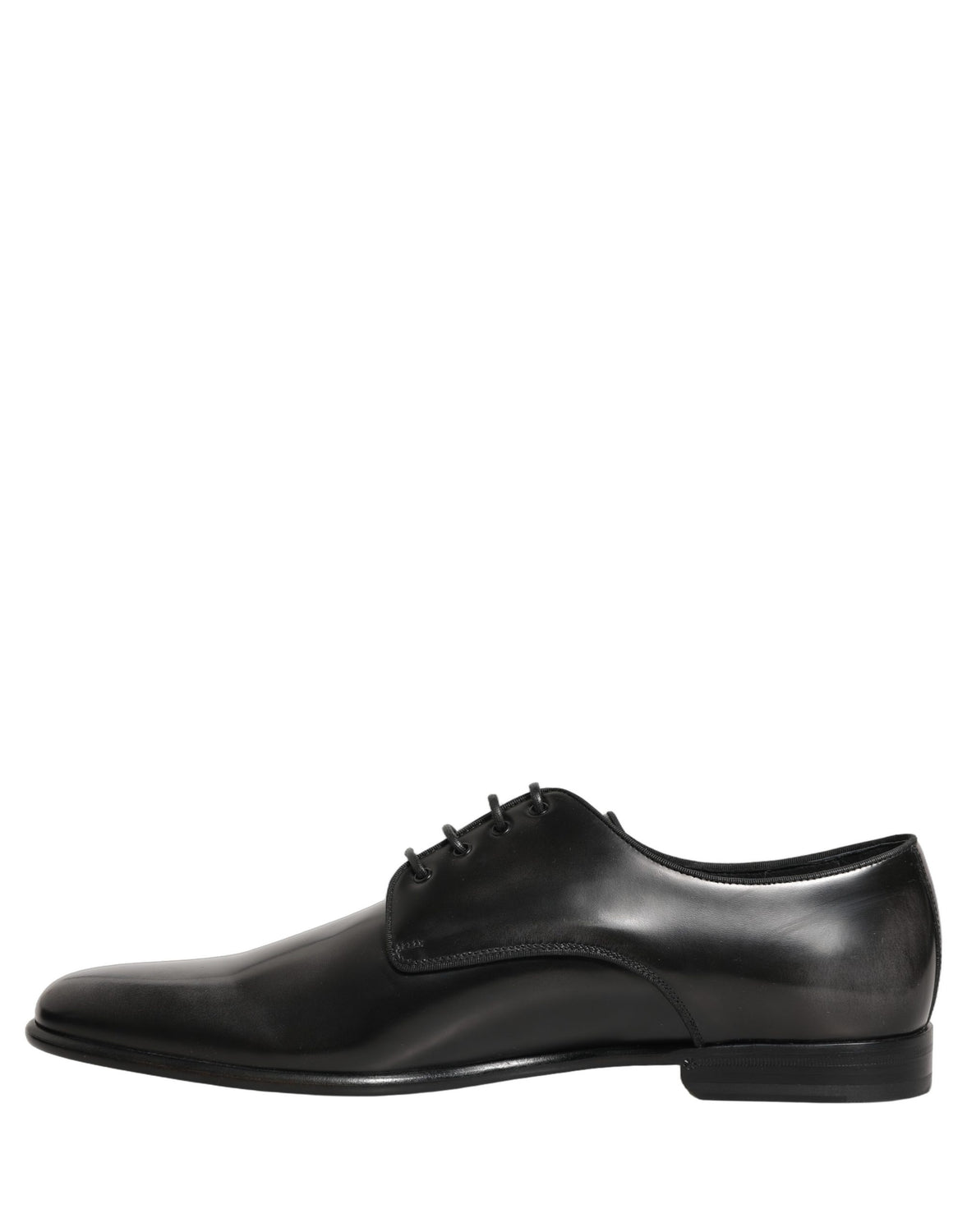 Black Leather Men Derby Dress Formal Shoes