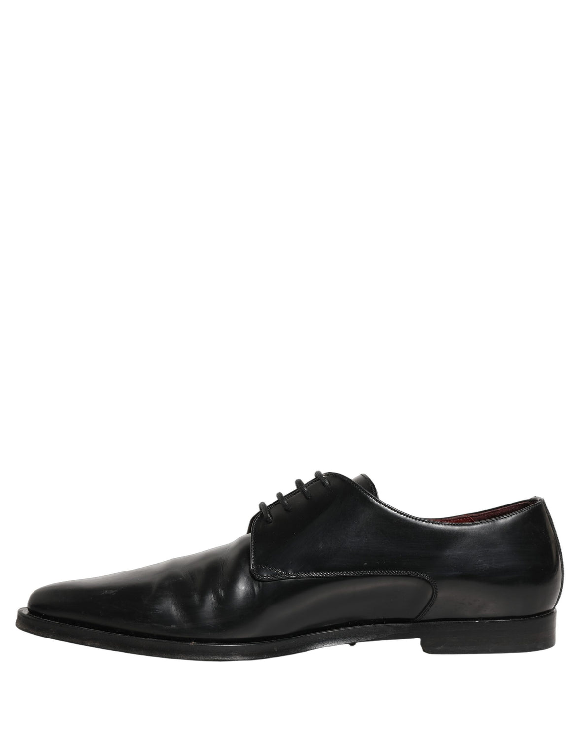 Black Leather Men Derby Dress Formal Shoes