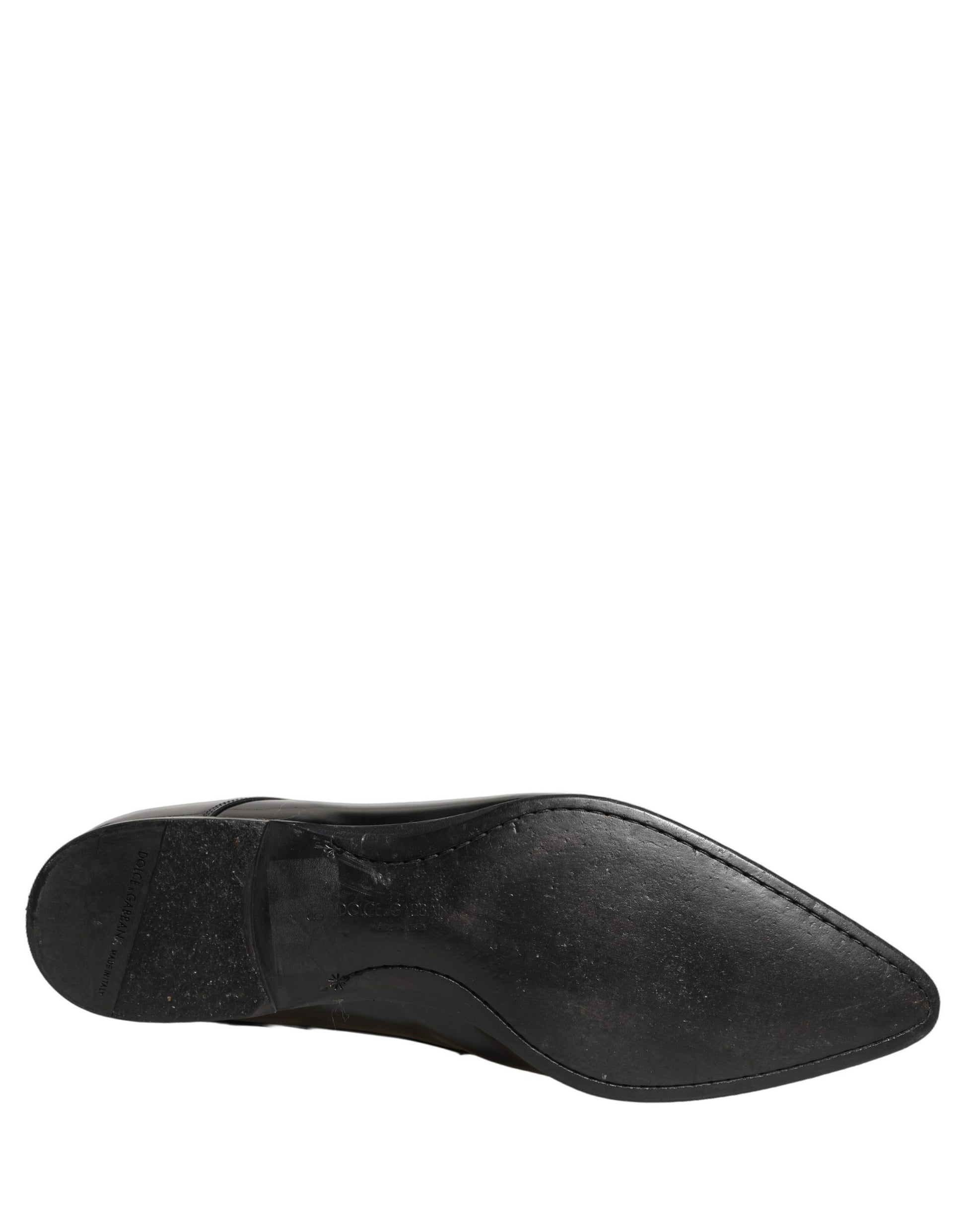 Black Leather Derby Dress Men Formal Shoes