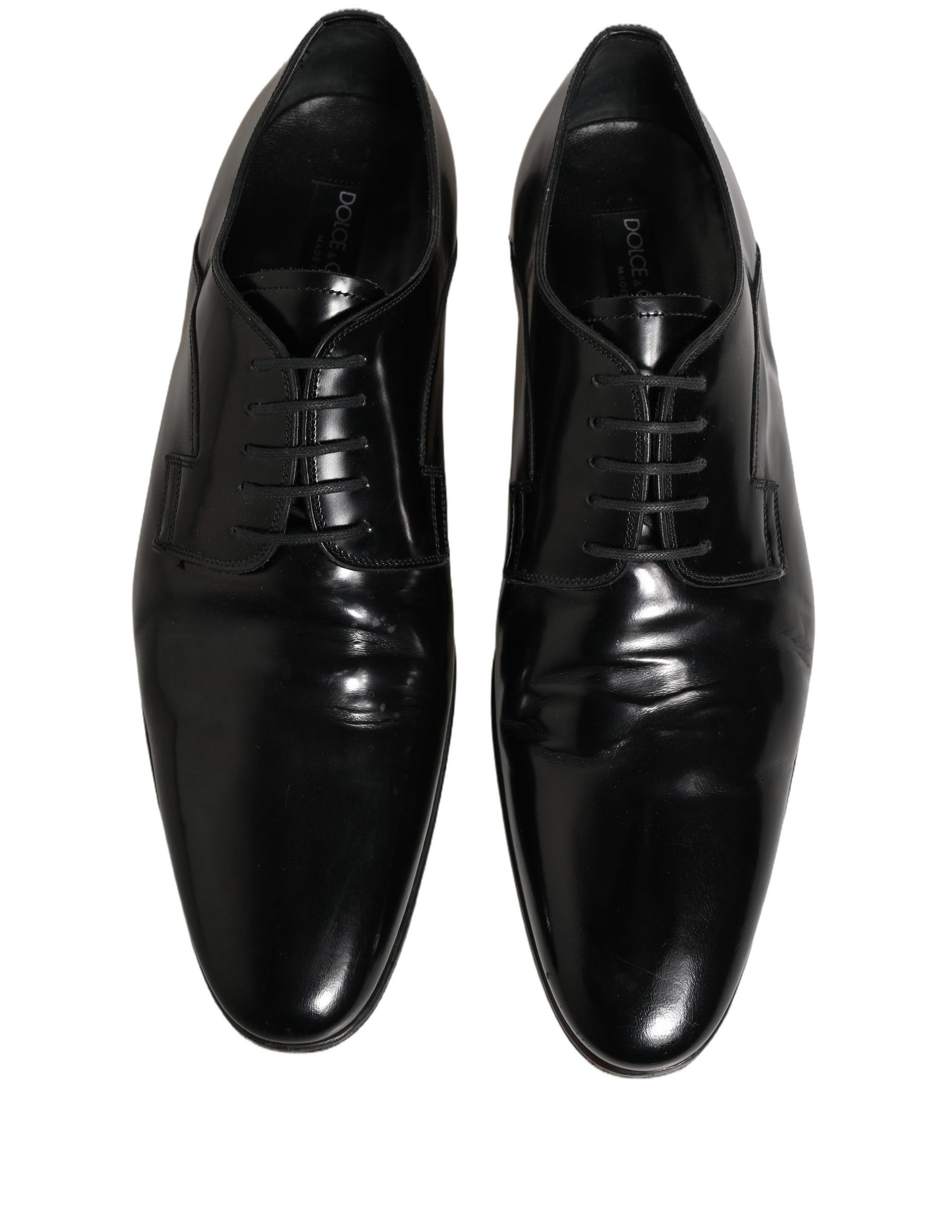 Black Leather Men Derby Dress Formal Shoes