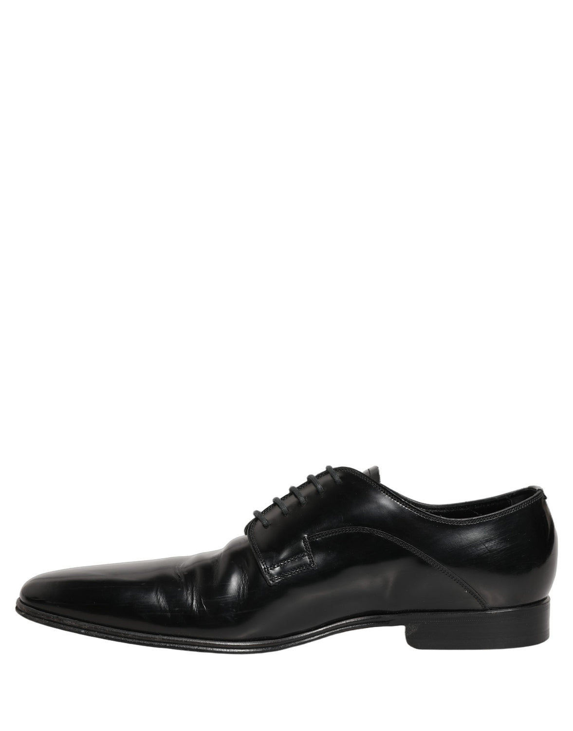 Black Leather Men Derby Dress Formal Shoes