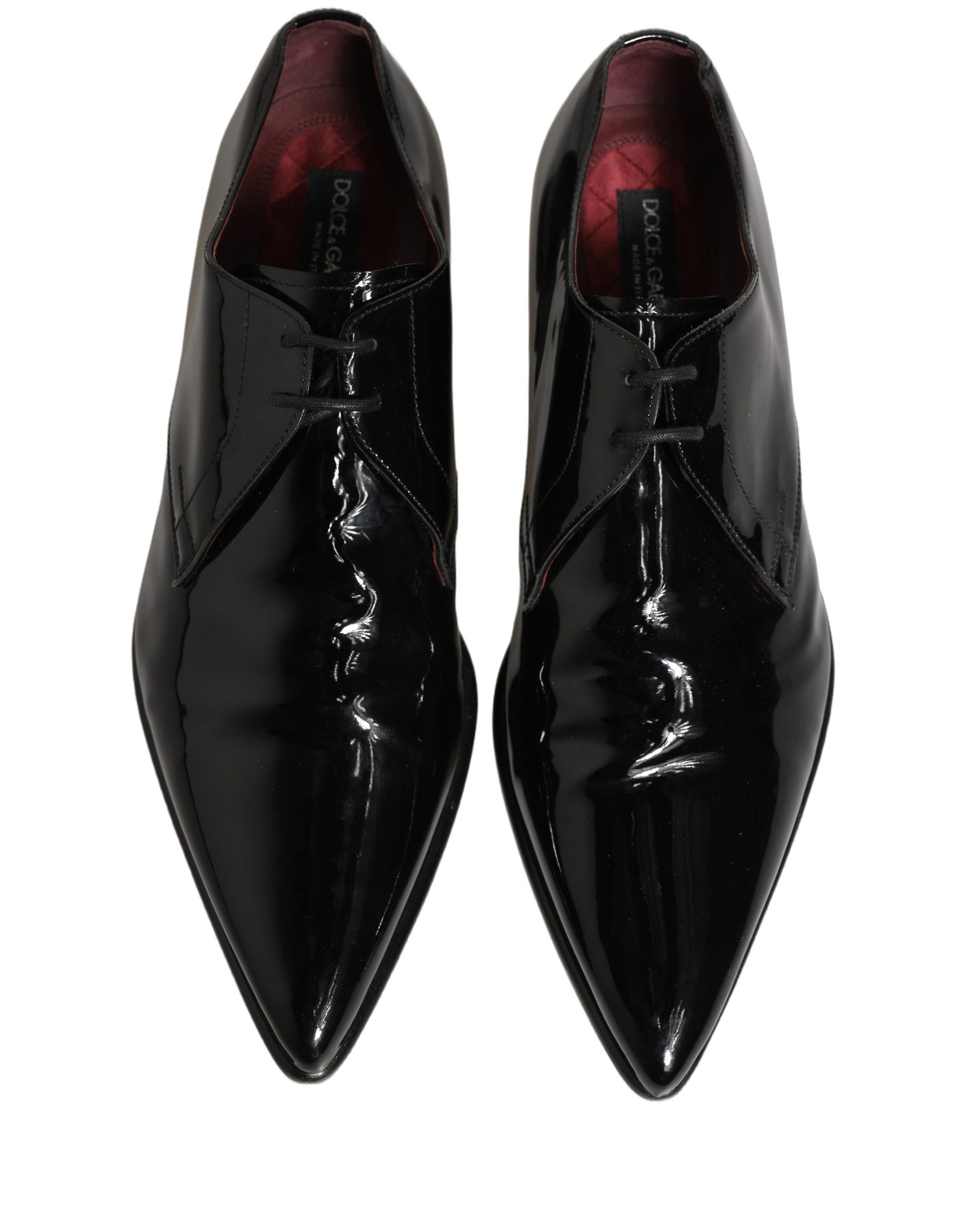 Black Leather Men Derby Dress Formal Shoes