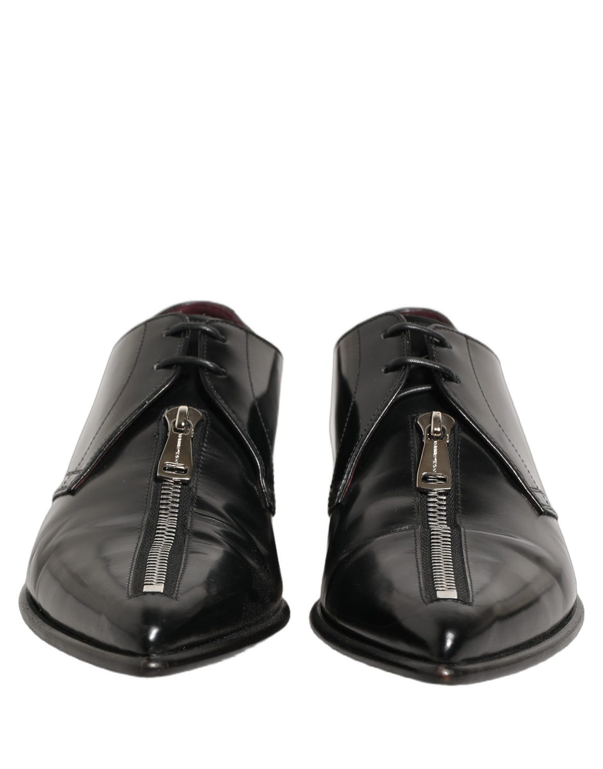 Black Leather Men Derby Dress Formal Shoes