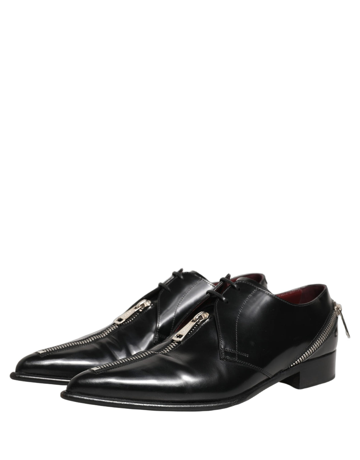Black Leather Men Derby Dress Formal Shoes