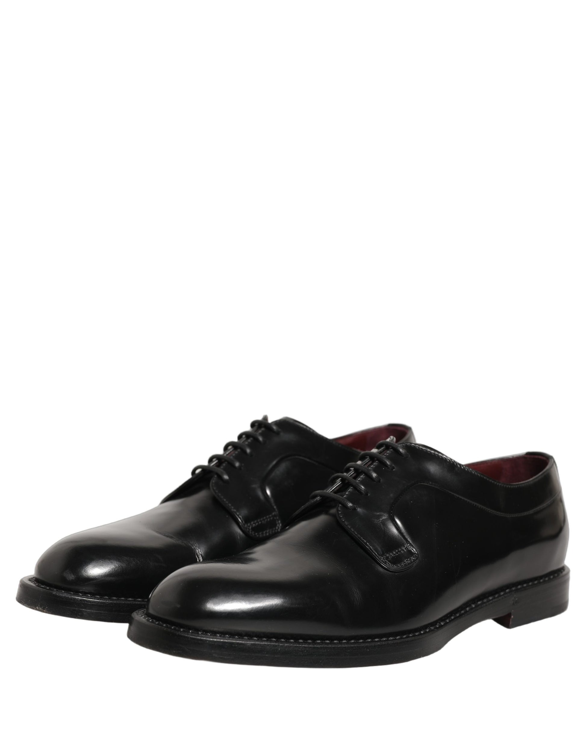 Black Leather Derby Dress Men Formal Shoes