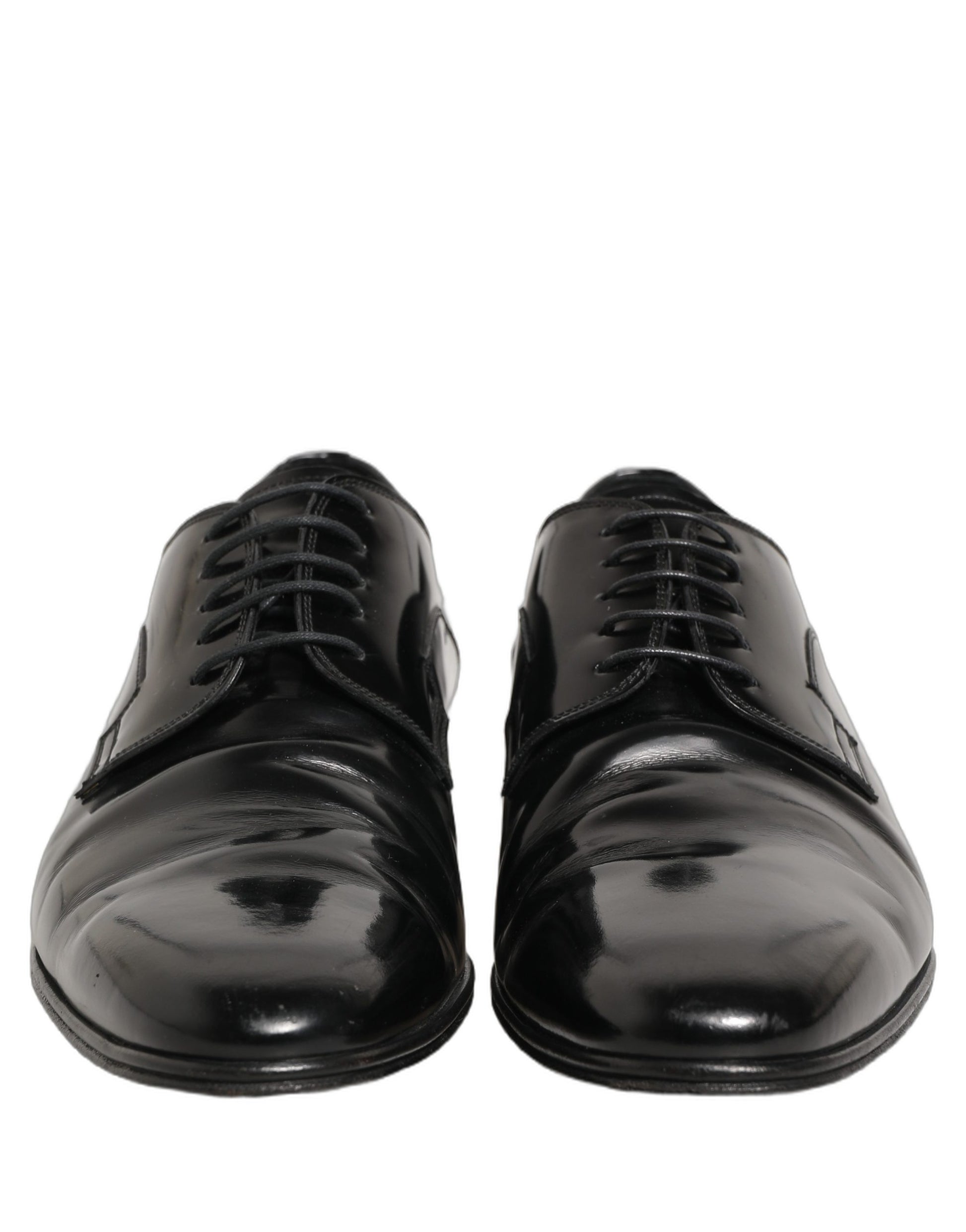 Black Leather Men Derby Dress Formal Shoes
