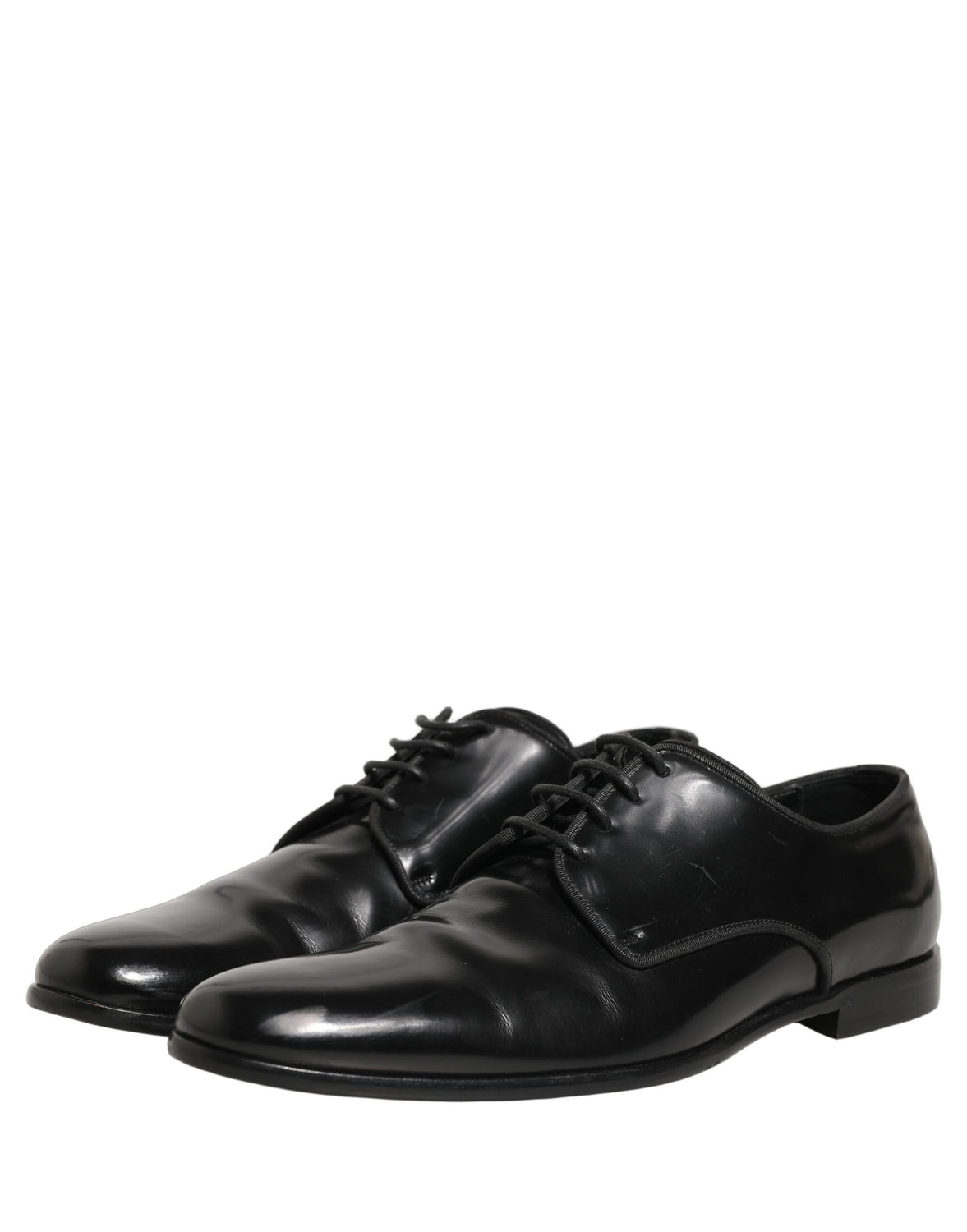 Black Leather Men Derby Dress Formal Shoes