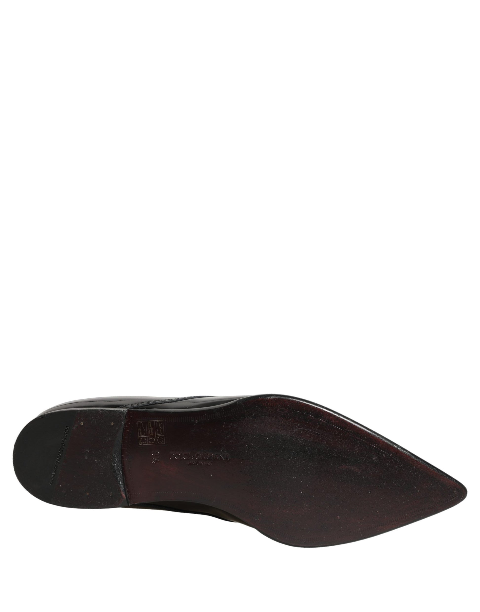 Black Leather Men Derby Dress Formal Shoes