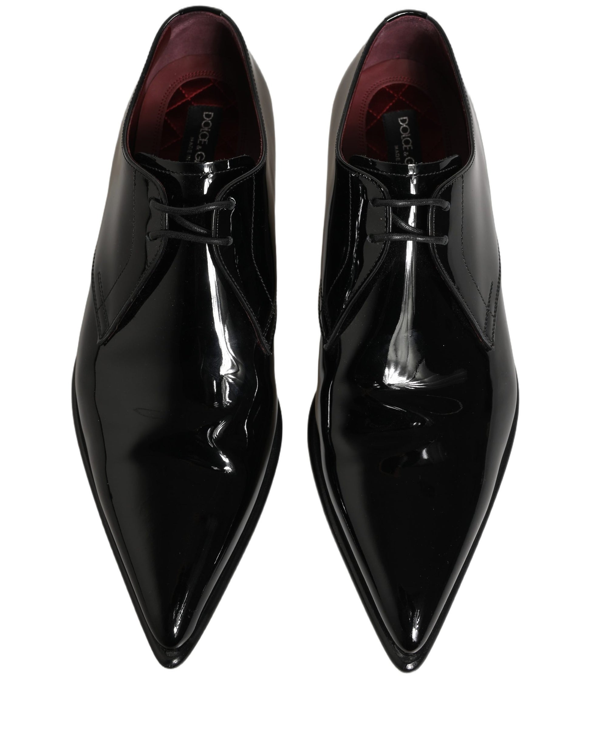 Black Leather Men Derby Dress Formal Shoes