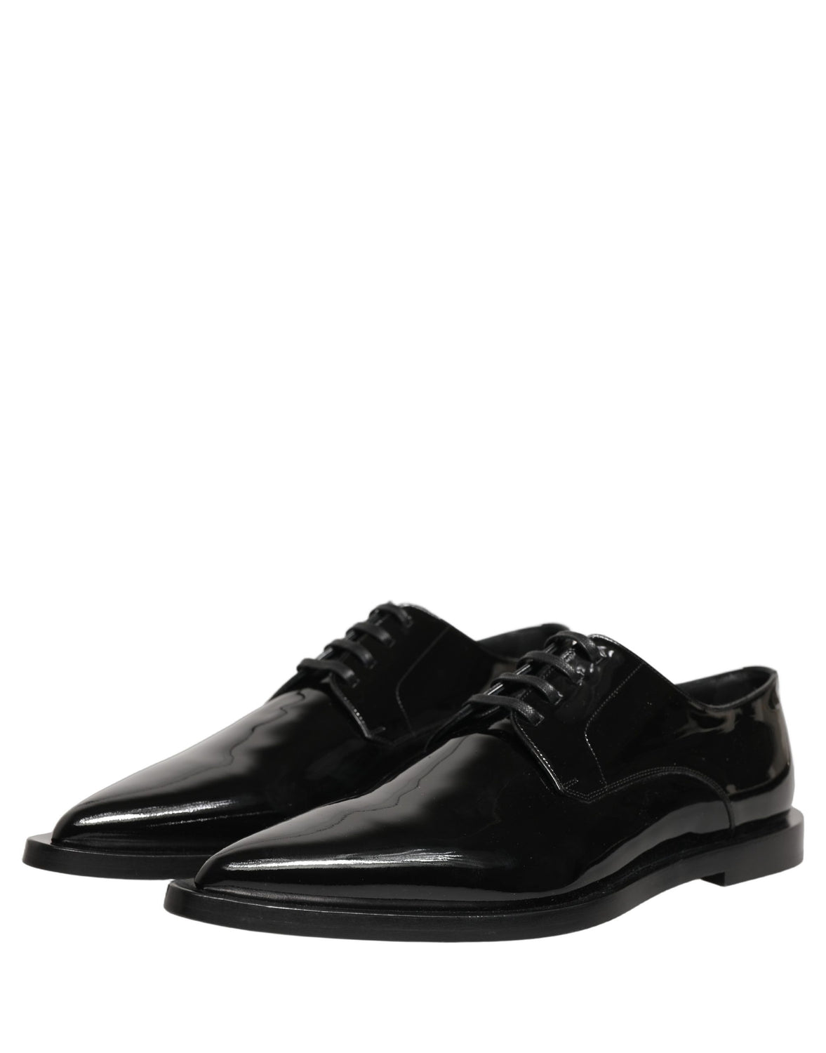 Black Leather Men Derby Dress Formal Shoes